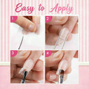 10Pcs Nail Art Non-woven Silk Fiberglass Gel Tips Extension Kit Fiber M4E3 G5N0