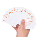55pcs Waterproof Poker PVC Plastic Fluorescent Playing Cards Board Game OZ