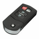 4 Button Remote Flip Key Fob Case Shell Blade For Mazda 3 5 6 RX-8 CX-7 CX-