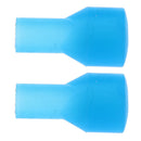 2x Blue Drink Tube Bite Valve Mouthpiece for Hydration Pack Water Bladder
