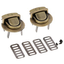 Bronze Purse Bag Closure Catch Tuck Lock Clasp Fasteners LeatherCraft Metal