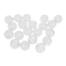 20 Pieces Plastic Hollow Golf Balls Perforated Practice Training Ball White
