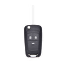 lip Folding 3 Button Flip Remote Key Shell Case Cover Fob for Chevrolet Cruze M&