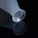 100ml Clear White Plastic Laboratory Chemical Conical BEST Bottle Flask