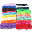 10x 1.5inch Crochet Tube Top Tutu Elastic Waistband Headband Hair band FT