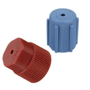 10x Blue+Red AC System Charging Port Covers 13mm&16mm High Low Side Accessories