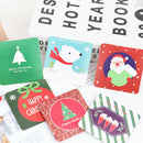 6 Card+6Envelope /set Cartoon Christmas Greeting Card Santa Claus Xmas PostcarME
