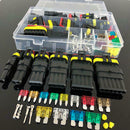 Weg Auto Stecker 1-6 Pin Wasserdicht Elektrisch Draht Blade Sicherungen K JZW