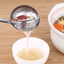 Stainless Steel Soup Spoon Kitchen Long Handle Colander Hot Pot Spoons