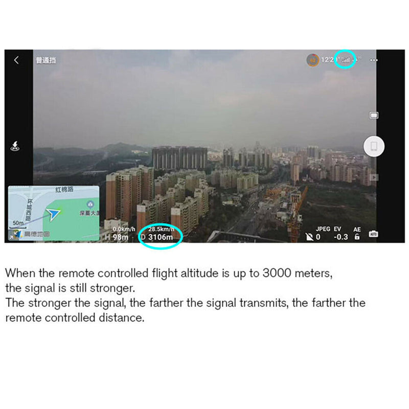 5.8GHz Range Extender Yagi Antenna Amplifier Signal Booster for DJI Mavic Mini