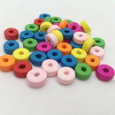 100x mixed wooden spacer beading beads wood bead jewelry accessories JR