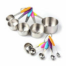 10 PCS Professional Grade Spoons Set and Stainless Steel Measuring Cups wit