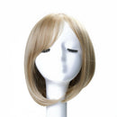 Lady Straight Bang Short Bobo Blond Curly High Temperature Wire Periwig