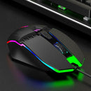 A902 USB Wired Optical RGB Backlit Gaming 4 Button 1200DPI Ergonomics Mouse