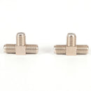 2 Way Satellite F Type T Junction Screw Connector Y Splitter TV Virgin Cable LJ