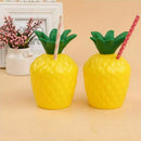 1Pcs/Lot Plastic Fruit Drinking Cup &Straw Hawaii Luau Birthday Summer Beac K1X3
