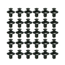 190PCS  Auto Car Plastic Rivet Fasteners Push Pin Trim Bumper Fender Panel Clips