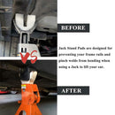 Car Rubber Slotted Pad Lifting Jack Support Block Adapter Protect Accessory