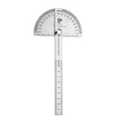 Stainless Steel 180 degree Protractor Angle Finder Arm Rotary Measuring Ruler