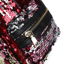 3pcs/set Shining Sequin School Backpack Women Rabbit Ear Purse Bags (Multi)