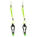 2pcs Power Grip Release Clips with 17-Inch Leader, Downrigger Release Clips