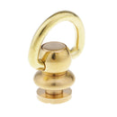 Punk ,Metal Ball Post with D Ring Rivet Stud Screw Back for Bags Hats
