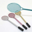 1X(12 Pcs Gel Pen Writing Point 0.38mm Creative Stationery Cute Tennis Rack