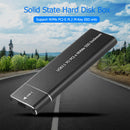 USB Type-C M.2 NVMe SSD Enclosure M-Key PCI-E Case (Black USB-A to USB-C) A