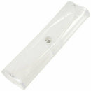 Press Button Closure Clear Soft Plastic Eyeglasses Case M5S4