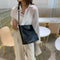 Large Rivet Totes Solid Color Shoulder Handbags Women Leather Crossbody Bag