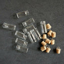 10pc Mini Perfume Bottle Small Bottle Oil Container Necklace Jewelry Accessories
