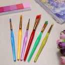 6pcs/set Plastic Fondant Cake Brushes Decorating Painting DIY Pastry Tool