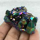 Natural Quartz Crystal Rainbow Cluster VUG Mineral Specimen Healing J1P1