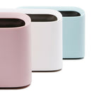 Nordic Style Desktop Trash Can Modern Oval Shatter-Resistant Plastic Small TT9L2