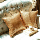 Decorative Solid Sequins Throw Pillow Cover 45 x 45 cm Decor Pillow Case, H
