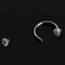 9x Clear Color Belly Navel Tragus Tongue Lip Rings Bars Body Piercing Jewelry MO