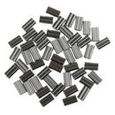 50 Pieces Double Fishing Tube Barrel Sleeves Connector Fishing Tackles
