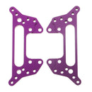 RC Car Truck Rear Shock Absorber Tower Purple for 1/10 HSP 94122 94123 2Pcs