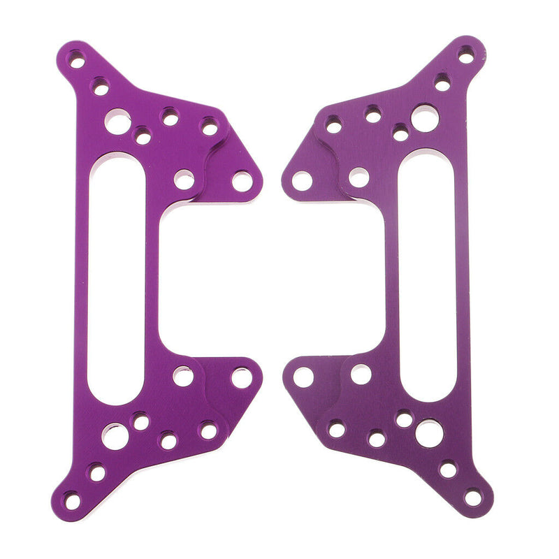 RC Car Truck Rear Shock Absorber Tower Purple for 1/10 HSP 94122 94123 2Pcs