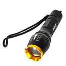 2000lm Flashlight XM-L T6 LED Zoom Military Super Bright Torch 18650