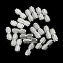 20 pcs Metal Screw Barrel Clasps Connector Beads For Jewelry Making U5Q4