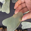 Natural Jade Guasha Facial Beauty Massage Tool Jade Roller Face Thin massager//