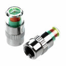 4PC Car Auto Tire Pressure Monitor Valve Stem Caps Sensor Indicator Alert E X7U8
