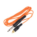 1X Hook Line Straight RCA Clip Cord Wire Cable Interface Insert Tattoo MachS Ew