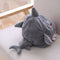 Funny Gray Plush Cap Birthday Cartoon Shark Animal Hat Adults Teens Party