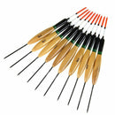 Leo 10Pcs/Lot Bobber Cork Fir Float Vertical Pesca For Carp Fishing Float F