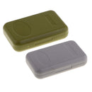 2PCS Portable Fly Fishing Tackle Boxes Baits Storage Cases With Foam Pads