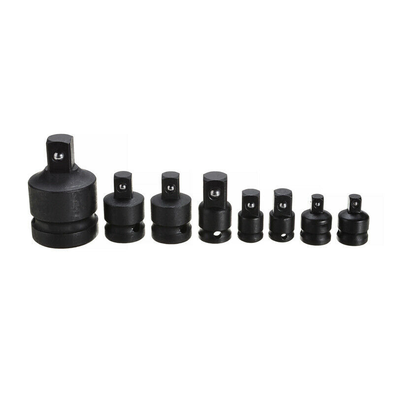 8pcs 1/2" 1/4" 3/8" 3/4" Drive Ratchet Socket Adapter Reducer Air Impact Set