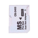 Dual slot Micro SD SDHC TF to MS Memory Stick Duo Adapter Fast Converter A6 J7T6