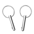 Stainless Steel Boat Bimini Top Deck Hinge Quick Release Ball Pins Hardware